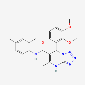 molecular formula C22H24N6O3 B11442664 7-(2,3-dimethoxyphenyl)-N-(2,4-dimethylphenyl)-5-methyl-4,7-dihydrotetrazolo[1,5-a]pyrimidine-6-carboxamide 