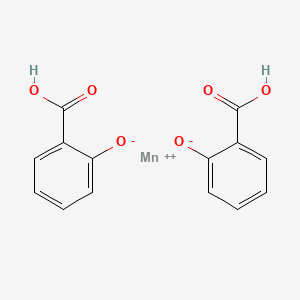 molecular formula C14H10MnO6 B1144269 Manganese disalicylate CAS No. 17032-49-4