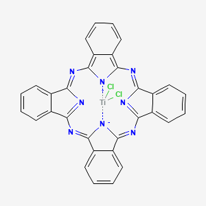 molecular formula C32H16Cl2N8Ti B1144274 Titanium(iv)phthalocyanine dichloride CAS No. 16903-42-7