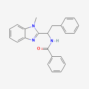 N-(1-(1-methyl-1H-benzo[d]imidazol-2-yl)-2-phenylethyl)benzamide