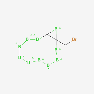 molecular formula C3H13B10Br B1144280 1-Bromomethyl-o-carborane CAS No. 19496-84-5