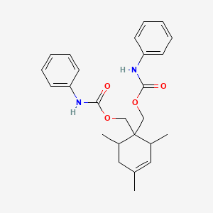 (2,4,6-Trimethylcyclohex-3-ene-1,1-diyl)dimethanediyl bis(phenylcarbamate)