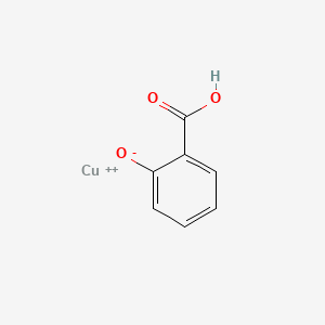 molecular formula C14H10CuO6 B1144290 Salicylic acid, copper salt CAS No. 15240-24-1