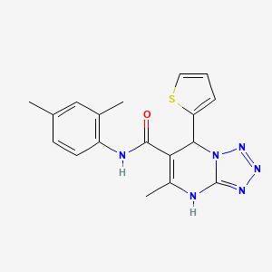 N-(2,4-dimethylphenyl)-5-methyl-7-(thiophen-2-yl)-4,7-dihydrotetrazolo[1,5-a]pyrimidine-6-carboxamide