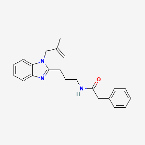 N-{3-[1-(2-methylprop-2-en-1-yl)-1H-benzimidazol-2-yl]propyl}-2-phenylacetamide