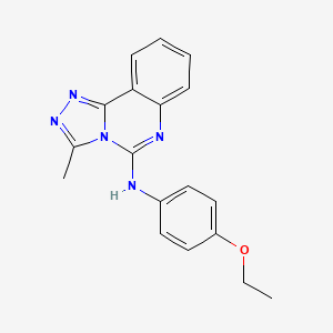 N-(4-ethoxyphenyl)-3-methyl[1,2,4]triazolo[4,3-c]quinazolin-5-amine