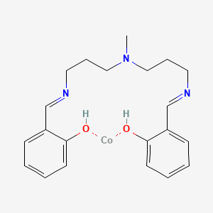 molecular formula C21H25CoN3O2 B1144315 双(水杨亚胺-3-丙基)甲基氨基钴(II) CAS No. 15391-24-9