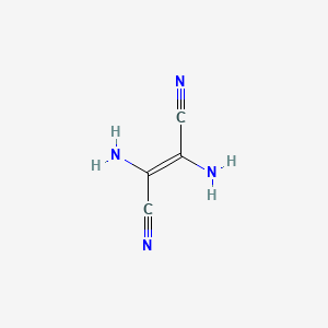 molecular formula C4H4N4 B1144326 2,3-Diamino-2-butenedinitrile CAS No. 18514-52-8