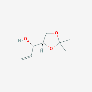 molecular formula C8H14O3 B1144330 (3R,4S)-4,5-Isopropylidene pent-2-EN-3-OL CAS No. 18524-19-1