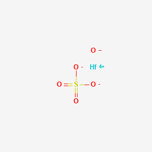 molecular formula HfO5S B1144332 Hafnium oxide sulphate CAS No. 16894-92-1