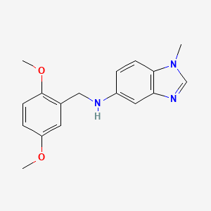 N-(2,5-dimethoxybenzyl)-1-methyl-1H-benzimidazol-5-amine