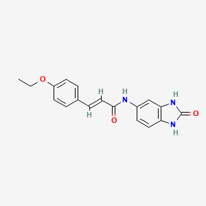 (2E)-3-(4-ethoxyphenyl)-N-(2-oxo-2,3-dihydro-1H-benzimidazol-5-yl)acrylamide