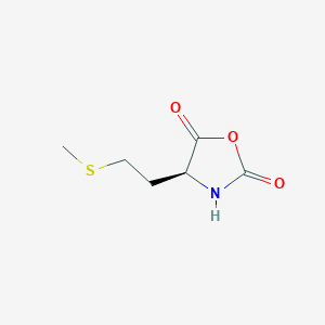 molecular formula C6H9NO3S B1144347 (S)-4-(2'-Methylthioethyl)oxazolidine-2,5-dione CAS No. 15776-11-1