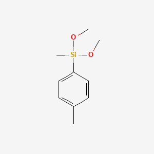 molecular formula C10H16O2Si B1144350 p-Tolylmethyldimethoxysilane CAS No. 17873-30-2