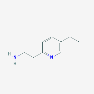 molecular formula C9H16Cl2N2 B1144353 2-(5-Ethylpyridin-2-YL)ethanamine CAS No. 17624-15-6