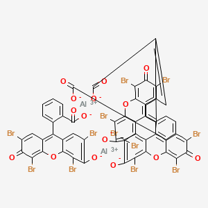 molecular formula C60H18Al2Br12O15 B1144358 Dialuminum;2-(2,4,5,7-tetrabromo-3-oxido-6-oxoxanthen-9-yl)benzoate CAS No. 15876-39-8