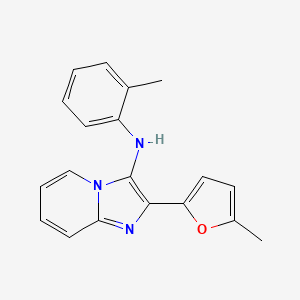 2-(5-methylfuran-2-yl)-N-(2-methylphenyl)imidazo[1,2-a]pyridin-3-amine