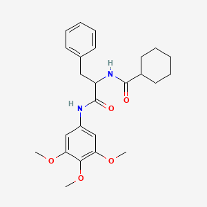 Nalpha-(cyclohexylcarbonyl)-N-(3,4,5-trimethoxyphenyl)phenylalaninamide