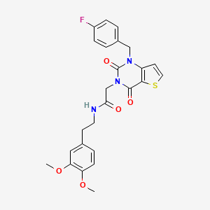 N-[2-(3,4-dimethoxyphenyl)ethyl]-2-[1-(4-fluorobenzyl)-2,4-dioxo-1,4-dihydrothieno[3,2-d]pyrimidin-3(2H)-yl]acetamide