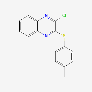 2-Chloro-3-[(4-methylphenyl)sulfanyl]quinoxaline