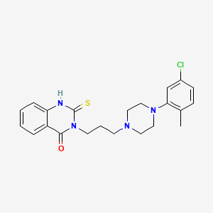 3-{3-[4-(5-chloro-2-methylphenyl)piperazin-1-yl]propyl}-2-thioxo-2,3-dihydroquinazolin-4(1H)-one