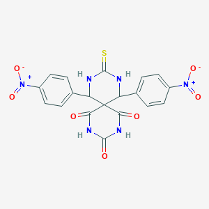 7,11-Bis(4-nitrophenyl)-9-thioxo-2,4,8,10-tetraazaspiro[5.5]undecane-1,3,5-trione