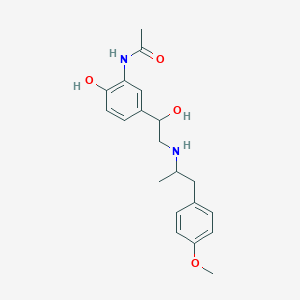 molecular formula C₂₀H₂₆N₂O₄ B1144397 N-(2-羟基-5-(1-羟基-2-((2-(4-甲氧基苯基)-1-甲基乙基)氨基)乙基)苯基)乙酰胺 CAS No. 1795135-61-3