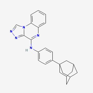 N-[4-(Adamantan-1-YL)phenyl]-[1,2,4]triazolo[4,3-A]quinoxalin-4-amine