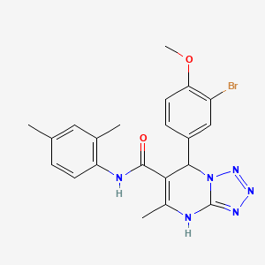 7-(3-bromo-4-methoxyphenyl)-N-(2,4-dimethylphenyl)-5-methyl-4,7-dihydrotetrazolo[1,5-a]pyrimidine-6-carboxamide