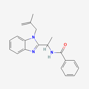 N-{1-[1-(2-methylprop-2-en-1-yl)-1H-benzimidazol-2-yl]ethyl}benzamide