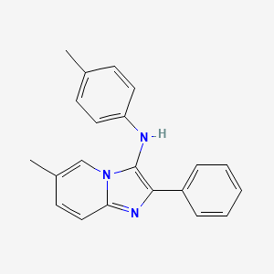 6-methyl-N-(4-methylphenyl)-2-phenylimidazo[1,2-a]pyridin-3-amine