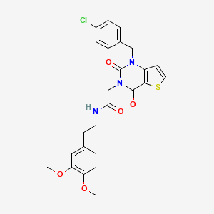 2-[1-(4-chlorobenzyl)-2,4-dioxo-1,4-dihydrothieno[3,2-d]pyrimidin-3(2H)-yl]-N-[2-(3,4-dimethoxyphenyl)ethyl]acetamide