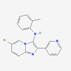 6-bromo-N-(2-methylphenyl)-2-(pyridin-3-yl)imidazo[1,2-a]pyridin-3-amine