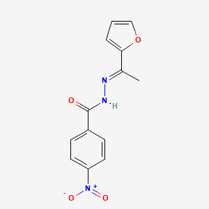 N'-[1-(2-furyl)ethylidene]-4-nitrobenzohydrazide