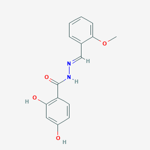 2,4-dihydroxy-N'-[(E)-(2-methoxyphenyl)methylidene]benzohydrazide