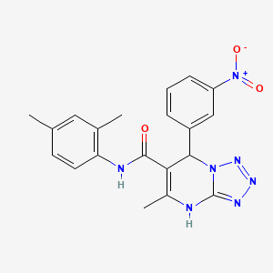 N-(2,4-dimethylphenyl)-5-methyl-7-(3-nitrophenyl)-4,7-dihydrotetrazolo[1,5-a]pyrimidine-6-carboxamide