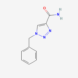 molecular formula C₁₀H₁₀N₄O B1144451 1-苄基-1H-1,2,3-三唑-4-甲酰胺 CAS No. 80819-65-4