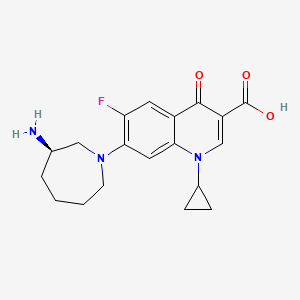 molecular formula C₁₉H₂₂FN₃O₃ B1144454 Unii-25yxf8MF3T CAS No. 141388-69-4