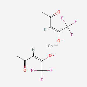 molecular formula C10H8CoF6O4 B1144458 Bis(trifluoro-2,4-pentanedionato)cobalt(II) CAS No. 16092-38-9