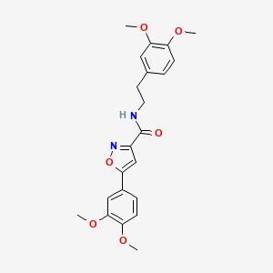 5-(3,4-dimethoxyphenyl)-N-[2-(3,4-dimethoxyphenyl)ethyl]-1,2-oxazole-3-carboxamide