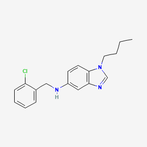 1-butyl-N-(2-chlorobenzyl)-1H-benzimidazol-5-amine