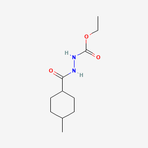 Ethyl 2-[(4-methylcyclohexyl)carbonyl]hydrazinecarboxylate