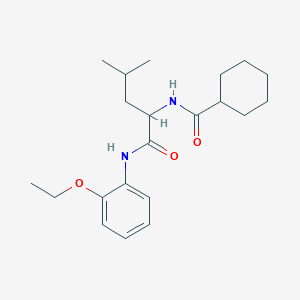 N~2~-(cyclohexylcarbonyl)-N-(2-ethoxyphenyl)leucinamide