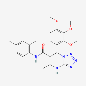 N-(2,4-dimethylphenyl)-5-methyl-7-(2,3,4-trimethoxyphenyl)-4,7-dihydrotetrazolo[1,5-a]pyrimidine-6-carboxamide