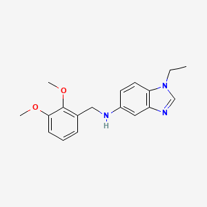 N-(2,3-dimethoxybenzyl)-1-ethyl-1H-benzimidazol-5-amine