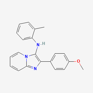 2-(4-methoxyphenyl)-N-(2-methylphenyl)imidazo[1,2-a]pyridin-3-amine