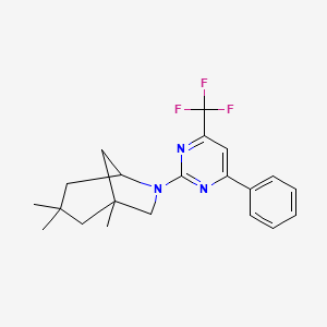 1,3,3-Trimethyl-6-[4-phenyl-6-(trifluoromethyl)pyrimidin-2-yl]-6-azabicyclo[3.2.1]octane