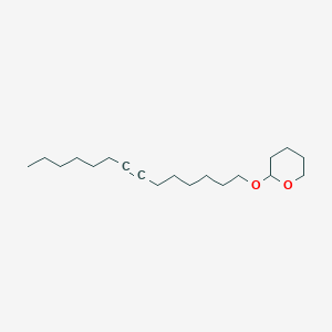 molecular formula C₁₉H₃₄O₂ B1144495 2-(十四烷-7-炔-1-氧基)四氢-2H-吡喃 CAS No. 37043-40-6
