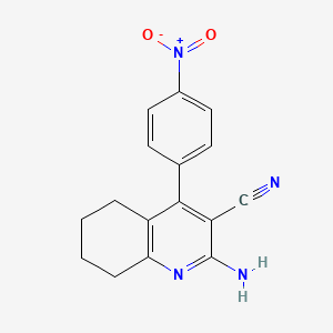 2-Amino-4-(4-nitrophenyl)-5,6,7,8-tetrahydroquinoline-3-carbonitrile