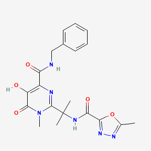 molecular formula C₂₀H₂₂N₆O₅ B1144508 4-脱氟拉替格拉韦 CAS No. 1193687-87-4